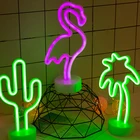Star Lamp Home Decoration Moon Star Various Shapes Neon Night Table Light Lamp