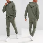 Suits Joggers Suits Jogging Suits Wholesale Pullover Hoodies And Skinny Jogger Sports Tracksuit In Green