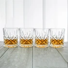 Glass Glass Whiskey Glass Best Selling 310 Ml Lead Free Crystal Double Old Fashioned Glass