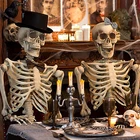 Halloween Skeleton Plastic Full Size Jointed Skeleton