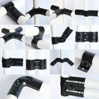 Fittings Pipe Fitting Connector T Shaped Double Port Lean Tube Connector/Lean Pipe Fittings For Rack