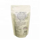 Paper Salt Sachet Salt Paper Sachet Kraft Paper Clear Window Stand Up Salt Packet Sachet With Custom Printing