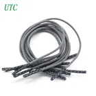 Puller Cord Rope Zipper Puller With Reflective Dot Epoxy Adhesive - Dripping Silicon Ends Zipper Puller Cord