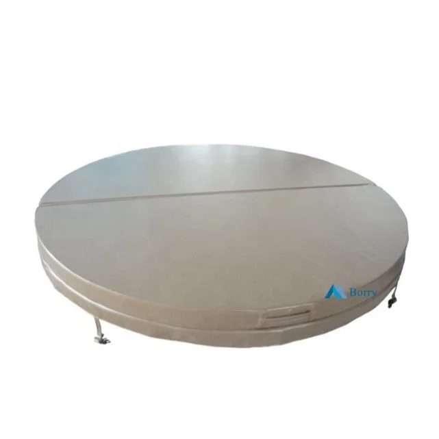 4 x 2 Taper Foam with 2 LB Density Foam Also Includes Spacoversnet Brand Backpack 78 Round Spa Hot Tub Cover Walnut 