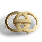Belt Mens Belt Buckle China Double Adjustable Gold Plating Solid Zinc Alloy Men's 45mm Custom Metal Belt Buckle