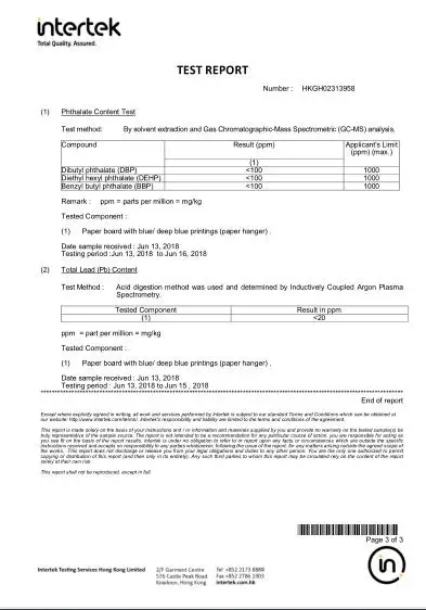 100% Recyclable Cardboard Hangers Custom Size For Dolls And Kids Clothes