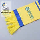 Scarf Fan Scarf Sample Free Hot Sale Custom Printed Fans Football Knitted Scarf