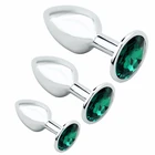 Gift For Anal Enthusiasts Stainless Steel Crystal Anal Butt Toys Adult Sex Toy Anal Plug