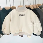 Warm 2021 Custom Baby Hoodies Wholesale Warm Thicker Kids Boys Sweatshirt Children Pullover For Boy