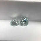 Blue Ring Wholesale Blue Round Cut Moissanite Man Made Fashion Diamonds With Best Factory Price For Ring