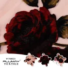 Fabric Dress Wholesale 20%nylon 80%rayon Flower Design Printed Woven Velvet Burnout Fabric For Dress Clothing Textile Custom Fashion Ripstope