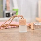 High Diffuser Square Sharp High Quality Wood Empty Car Perfume Hanging Car Aroma Diffuser