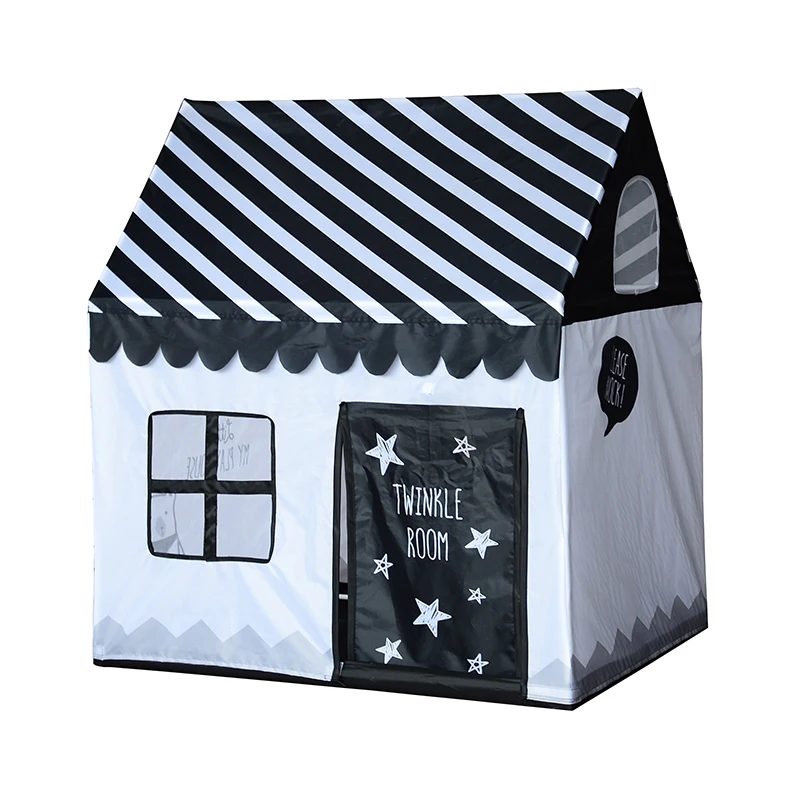 Portable stripe indoor outdoor Kids Play House Tent