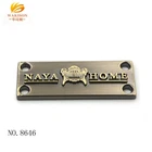 Bags Zinc Leather Bags Metal Nameplate Zinc Alloy Handbag Name Plate