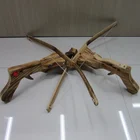 Wooden Model Handmade Wood Toy Crossbow Set
