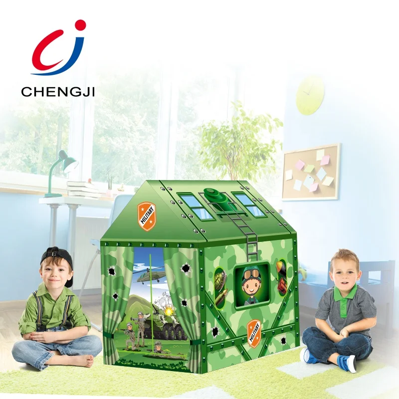 Chengji wholesale folding outdoor indoor child toy tent en71 playground kids play sports toy tent house with 50 balls