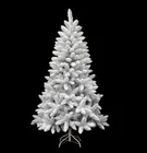 180 Cm Christmas White Flocked Tree