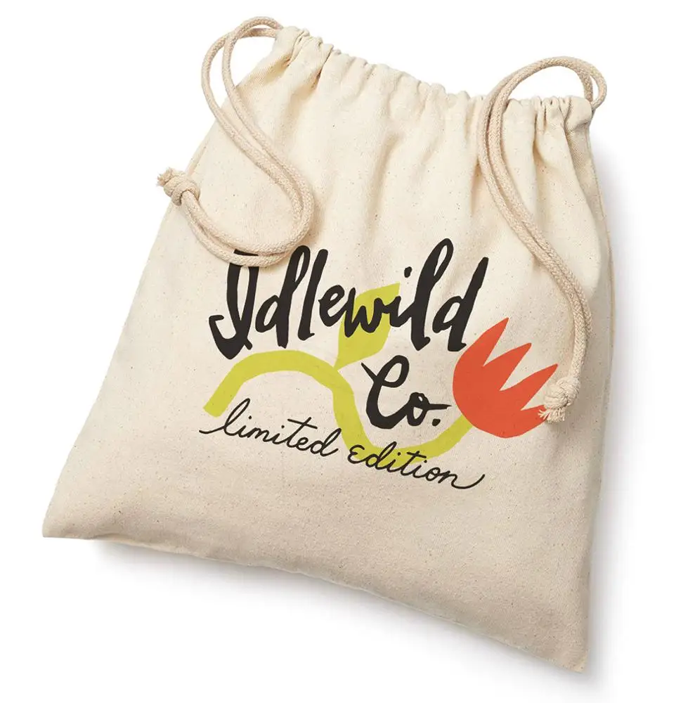 custom drawstring bags with logo