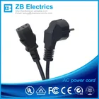 Ps2 Euro France 2 Pin 3 Pin Ps2 Ac Power Cord With VDE