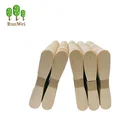 Natural Ice Custom Design Eco-friendly Natural Wood Ice Cream Spoon