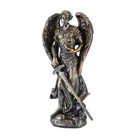 Antique Dancing Sculpture Chinese Bronze Antique Musician Winged Angel Sculptures Great Dance Statue