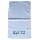 Solid Towel Cotton White Solid Color Plain Custom Embroidery Logo Gym Hand Face Towel