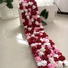 Wedding Different Colour Available Artificial Wedding Flowers Handmade Artificial Wedding Rose Flower Wall Backdrop