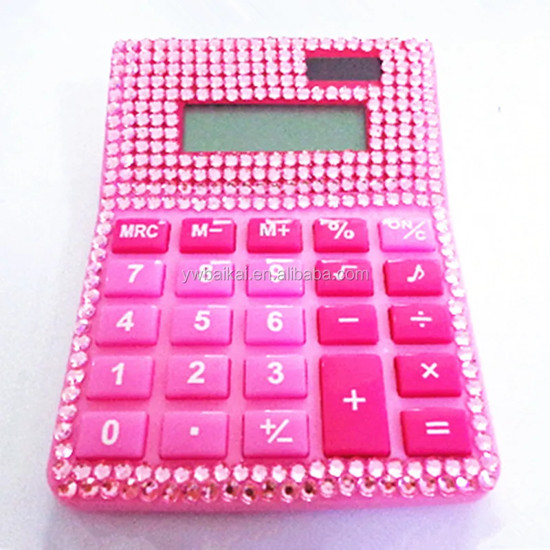 Bling Crystal Calculator Bedazzled with Rhinestones Luxury Glam Calculator with Sparkle