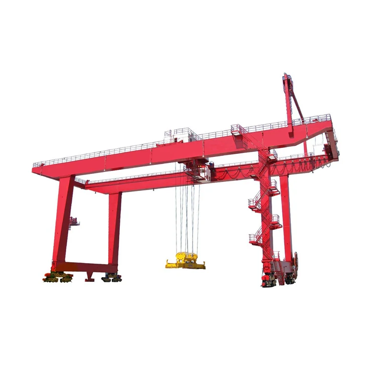 Double Girder Rtg Ton Mobile Container Used Gantry Crane For Sale