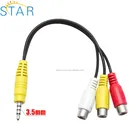 Video Audio Cable Car Video And Audio Cables Top Well 3 Rca Female Male Av Video Audio Cable For Car
