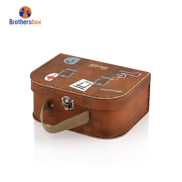 handmade paper gift box large cardboard suitcase