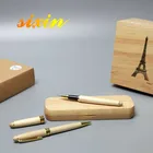Pen Gift Pen Best Christmas Gift Set High Quality Engraving Printing Custom Logo Promotional Wooden Pen Set