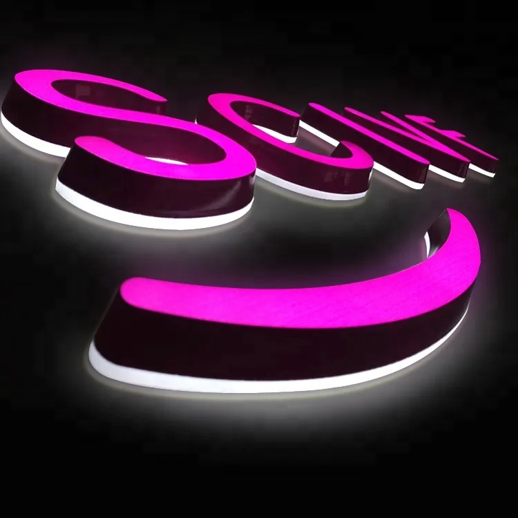 3d acrylic led signs