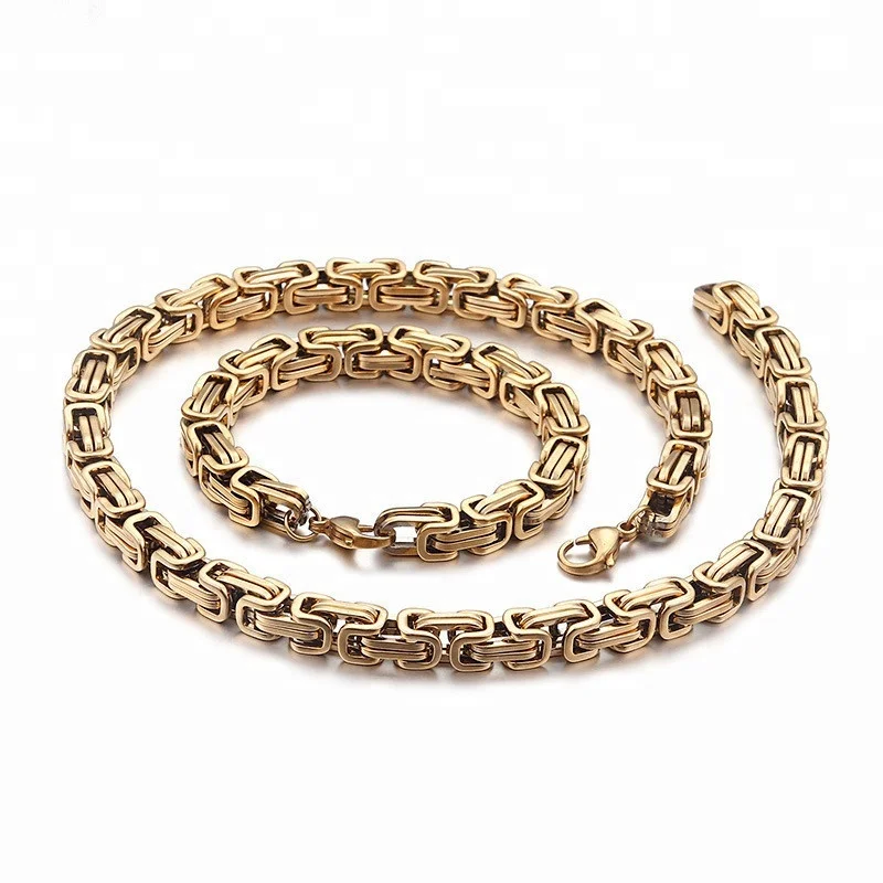 Byzantine Chain,Gold Neck Chain Designs 