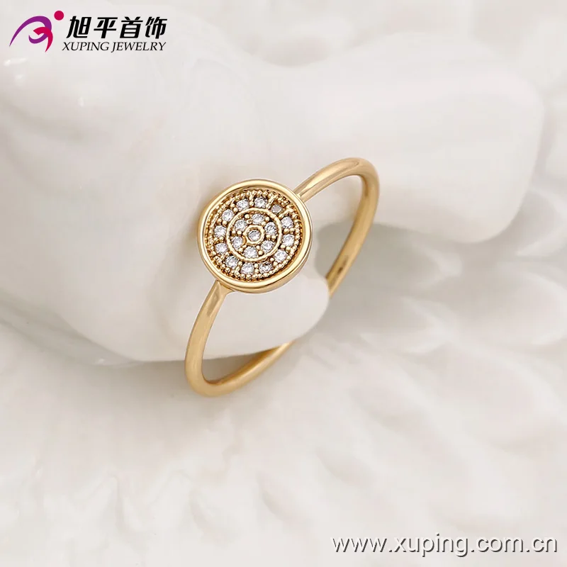 13653 Xuping 18k gold plated ring jewellery simple design ring