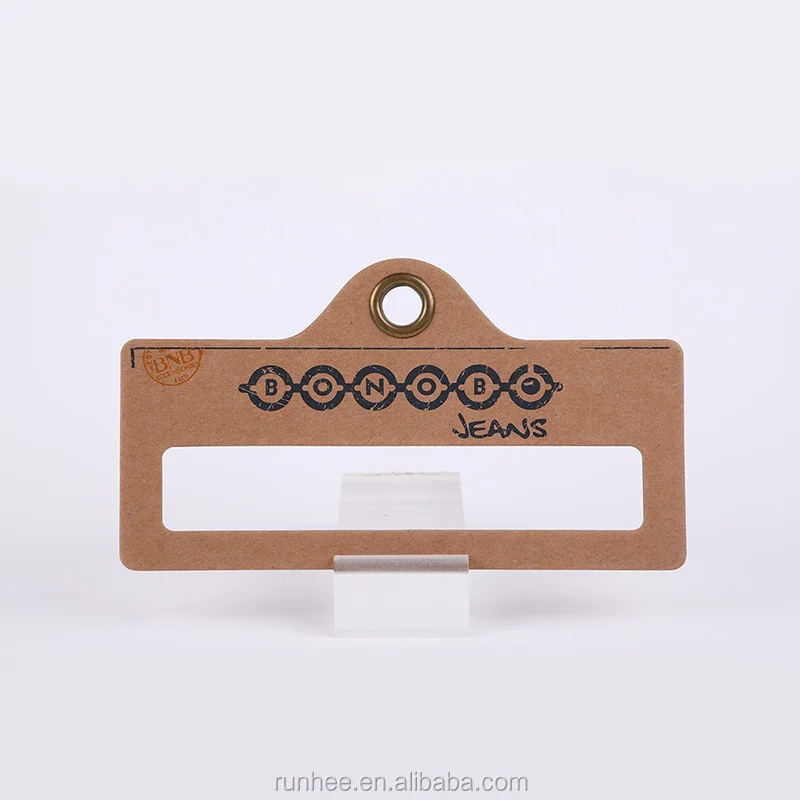 Customized Size FSC Paper Material Hanger Multifunctional Cardboard Hanger For Scarf