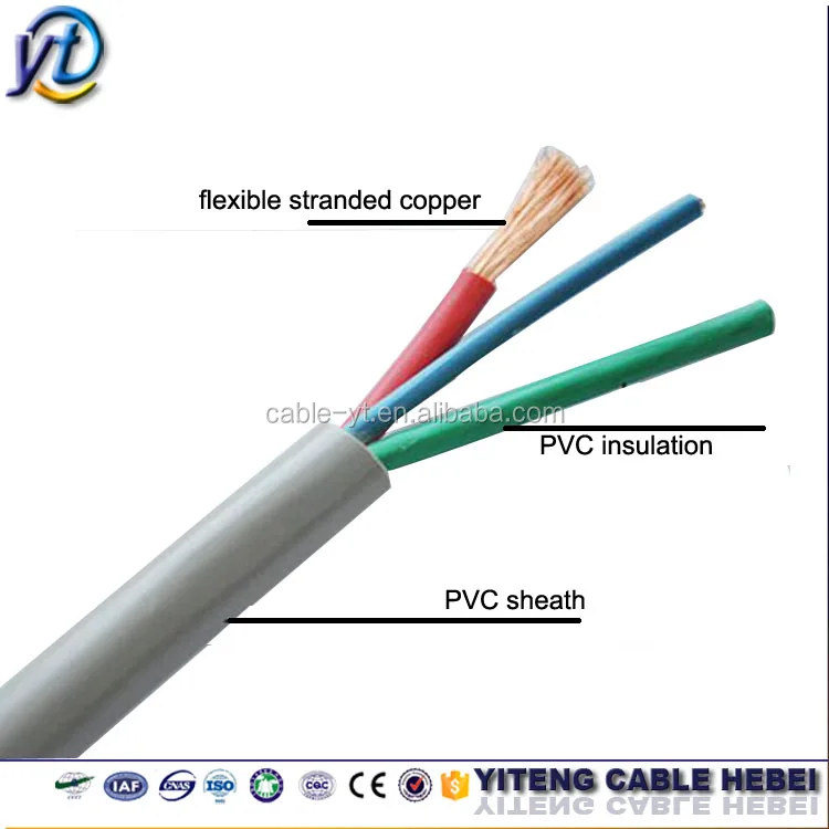 Pvc Insulation And Sheath Nym Nyy Cable 