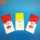 Stand Up Plastic Pouch Sachets 200ml Custom Printed Stand Up Plastic Juice Pouch Energy Gel Milk Drink Sachets