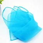 Chiffon Scarf Graduation Party Small Square Neck Tie Nylon Chiffon Material Kids Dance Scarf