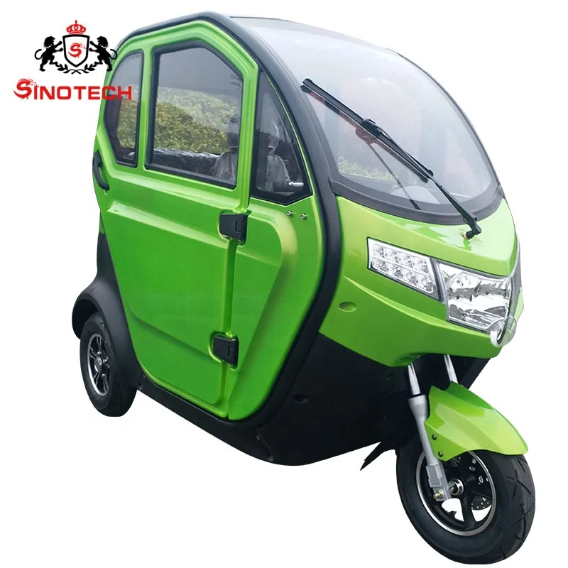 electric tricycle with roof