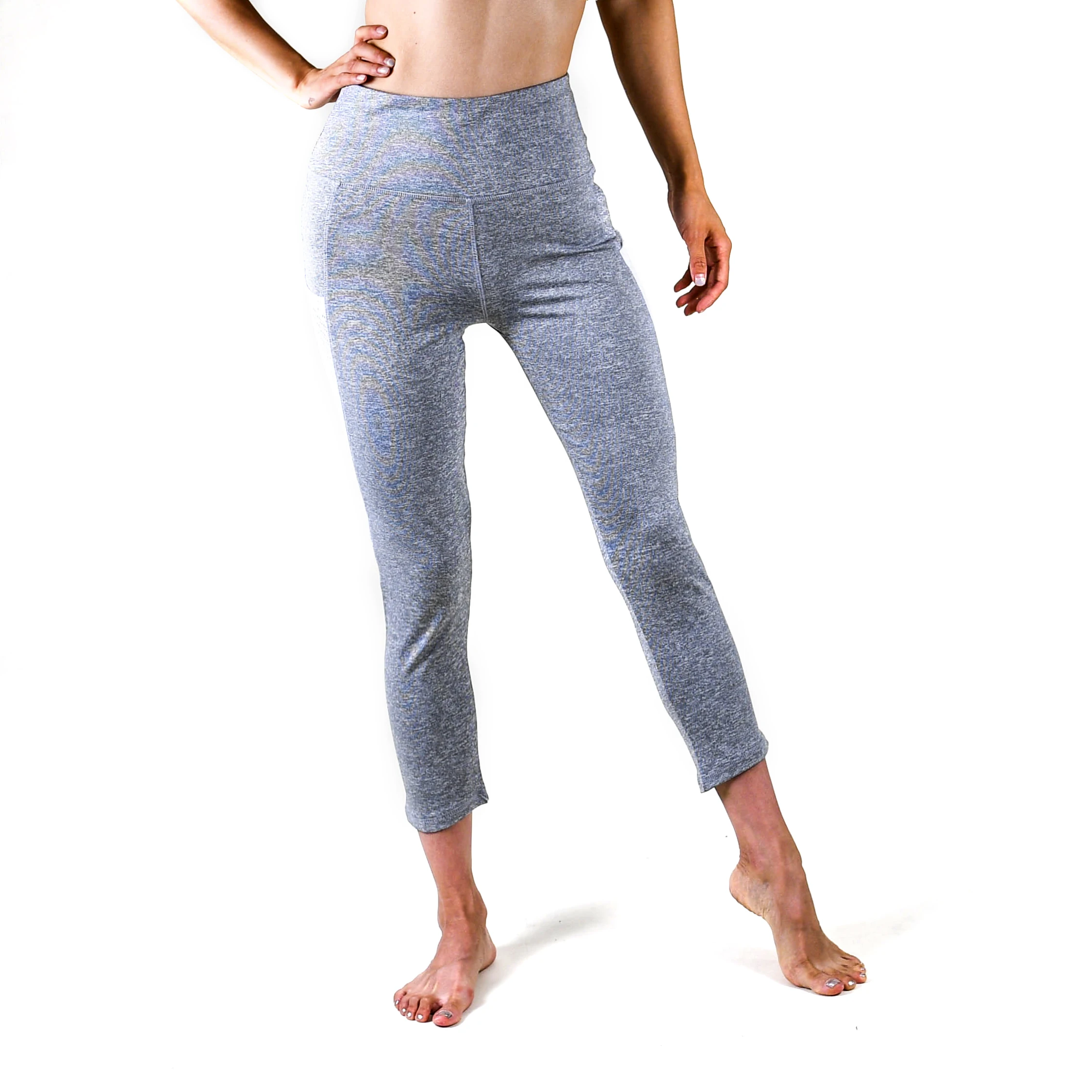 Summer Mid-calf Lace Mesh Yoga Pants 