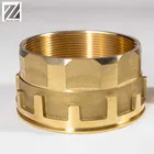 Brass Brass Parts Suppliers Non Standard Hot Forged Brass CNC Machined Parts For Plumbing Brass Coupling Parts