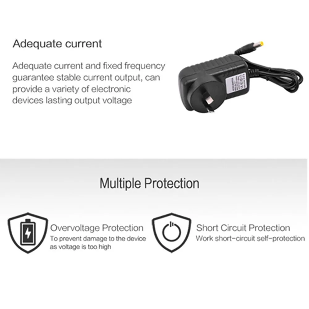 Oem 12V 1A 1.5A 2A 2.5A Led Strip Switching Au Australia Wall Mount Ac/Dc 12 Volt 3 Amp Power Adapter