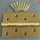 Hinges Door Iron Material Plated Golden Color Of 4BB 4" X 3" X 3 Mm Door Hinge
