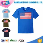 American T-shirt Shirts T-shirts Cotton T-shirt Byval Wholesale Unisex American Flag T-Shirt Custom USA 4th Of July T Shirts National Day Promotion T Shirt 100% Cotton