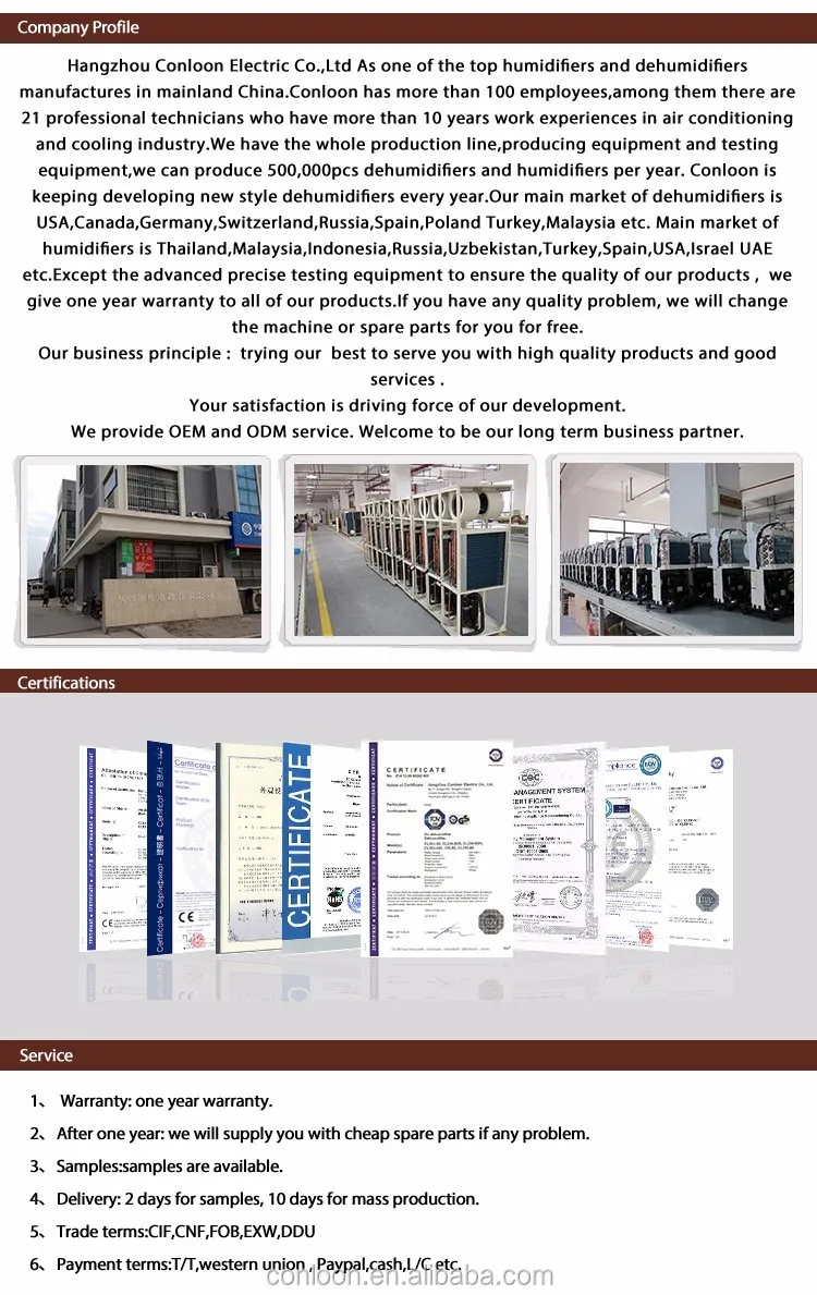 Ceiling Duct Dehumidifier, 220V, 58000w - detail 22