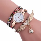 Ladies Quartz Leather Braided Charm Watch Women Wrist Watch