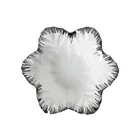 Porcelain Ceramic Bowl And Plates Sets Flower Shape Porta Platos Decorativos Luxury Ceramic Dinner Set Plate And Bowl