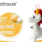 Doll Morden Style Crochet Brown Bear Animals Knitted Doll Toys Wholesale Teddy Bear