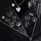 QIHE Ouija Witch Triple Moon Dagger Heart Crystal Ball Spells Witches Do It Better Coffin Pin Enamel Lapel Pin Badge
